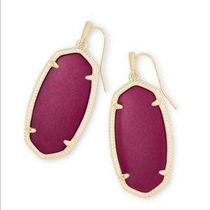 Kendra Scott Maroon Earrings
